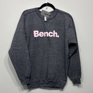 Bench Crew Neck Sweatshirt Grey Size Small NWT
